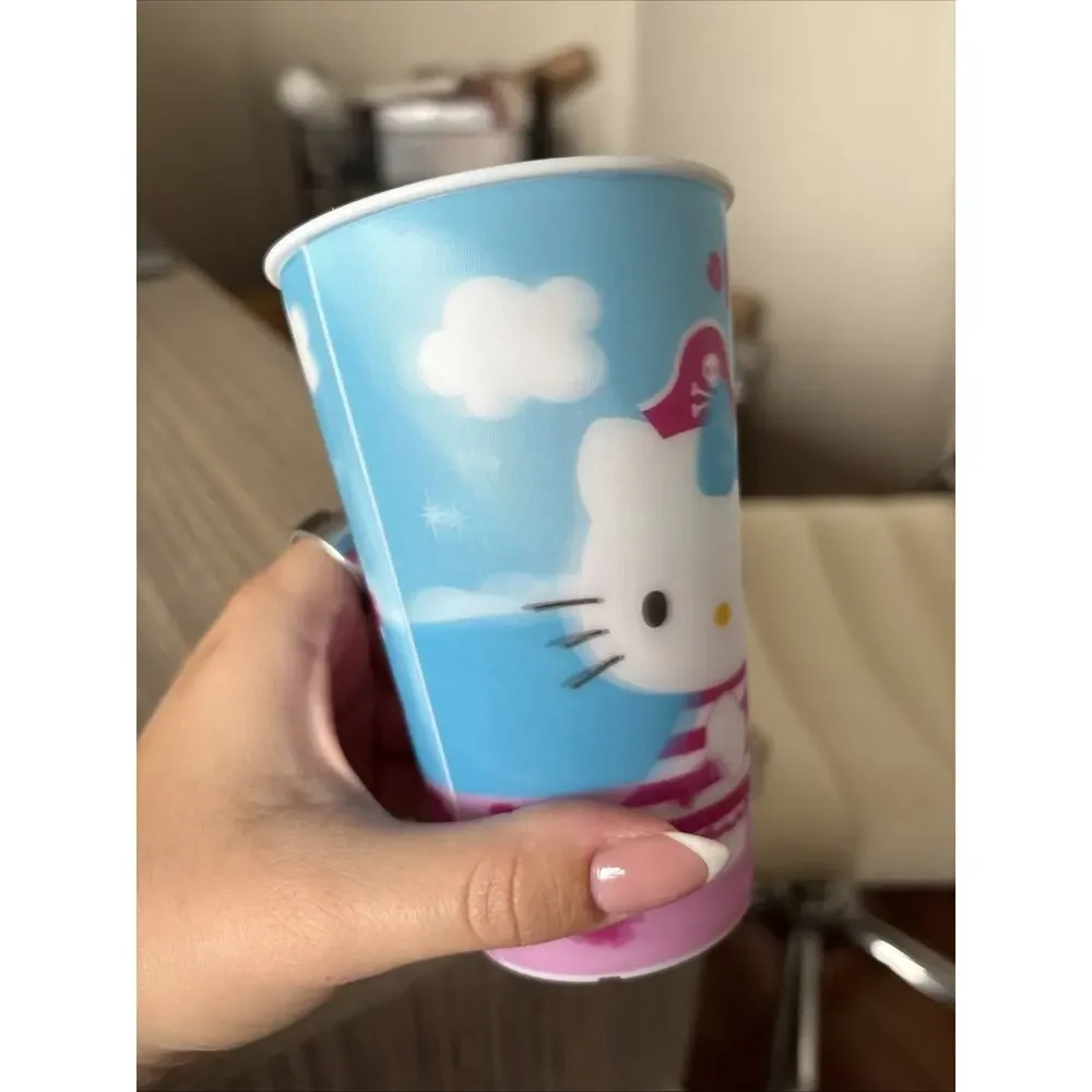 Hello Kitty Pirate Plastic Tumbler Cup Zak Designs 2014 Sanrio BPA Free
